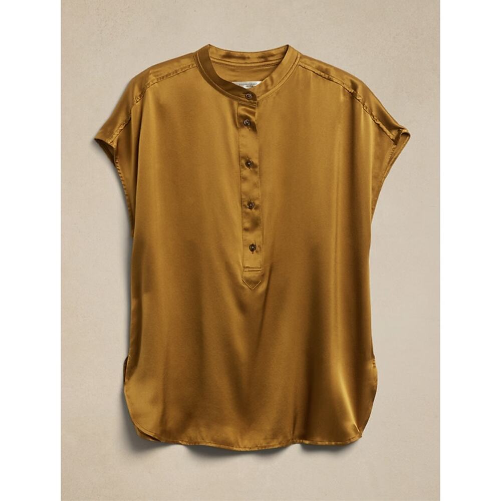 Banana Republic Serenade Silk Dolman Tunic NWT L Shirt Blouse